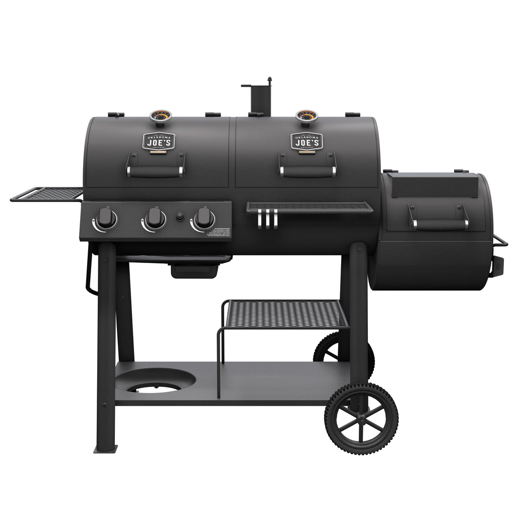 Oklahoma Joe's® Canyon Combo Gas Grill & Offset Smoker