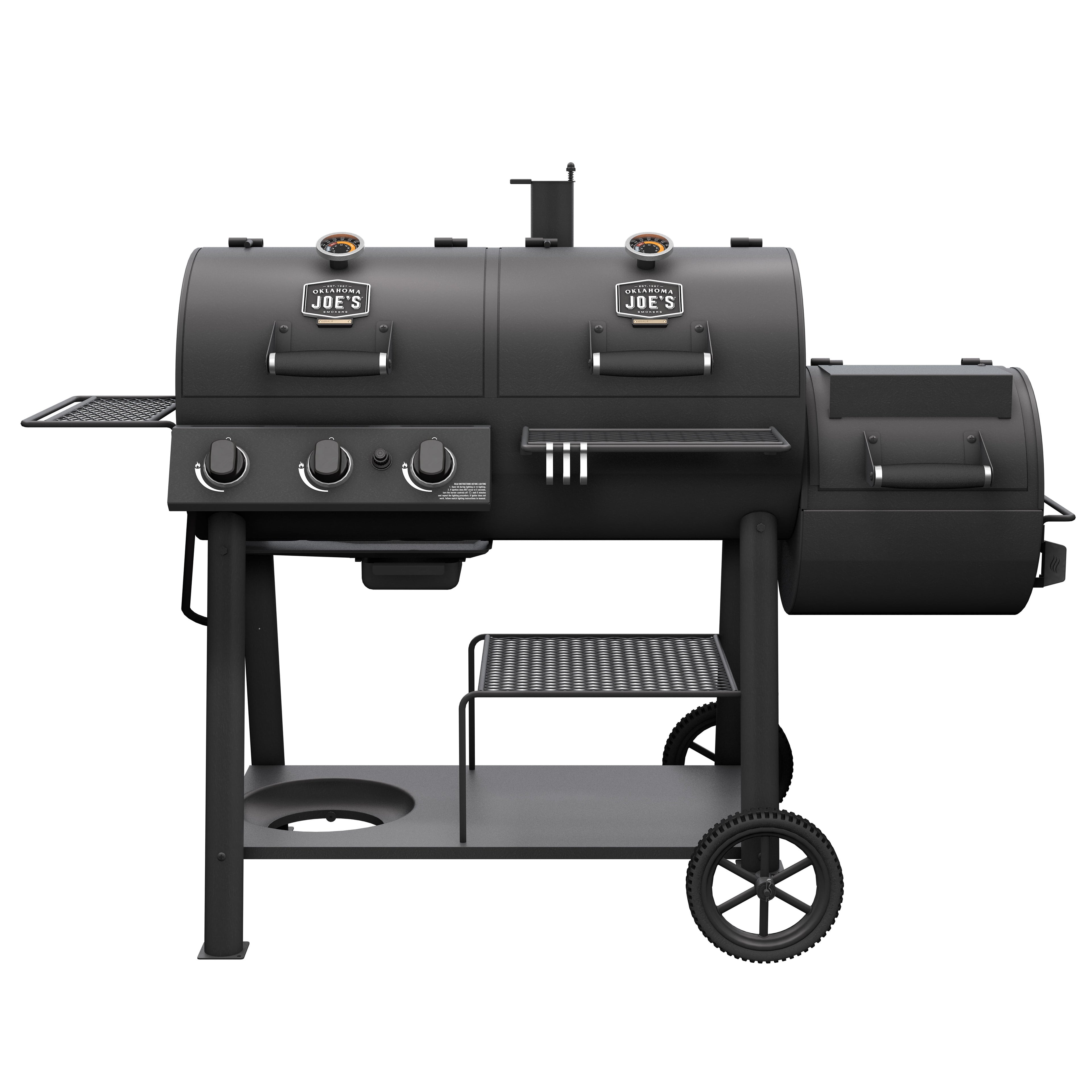 Oklahoma Joe's® Canyon Combo Gas Grill & Offset Smoker