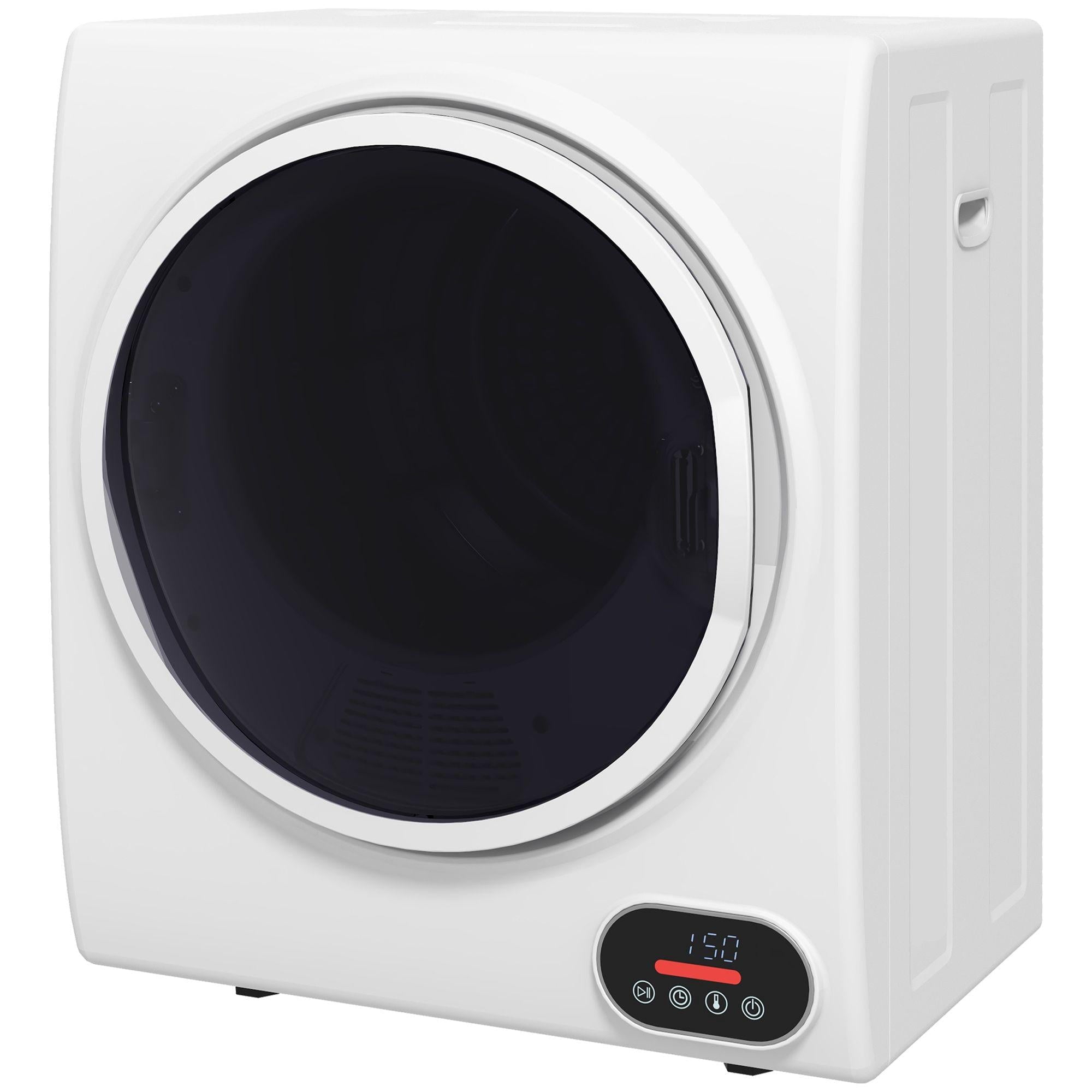 Portable Electric Clothes Dryer 1.5 cu ft Compact Laundry Dryer 850W for Apartments White