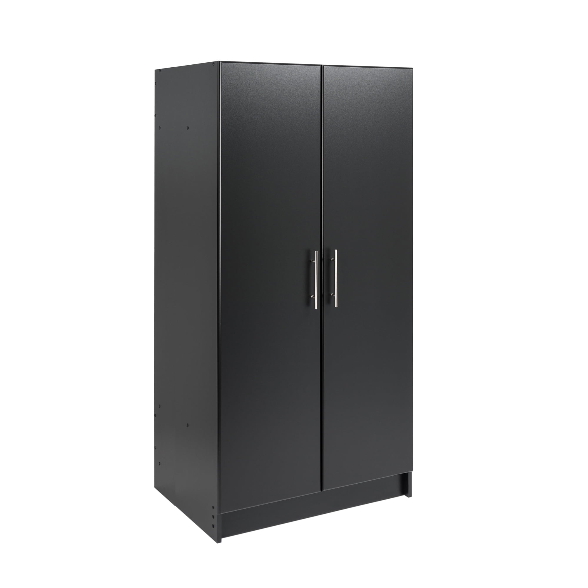 Prepac Armoir, Elite 32W x 35H x 20D White Wardrobe Closet & Cabinet - Functional Clothes Storage with Hanging Rail, Armoire Wardrobe - WEW-3264