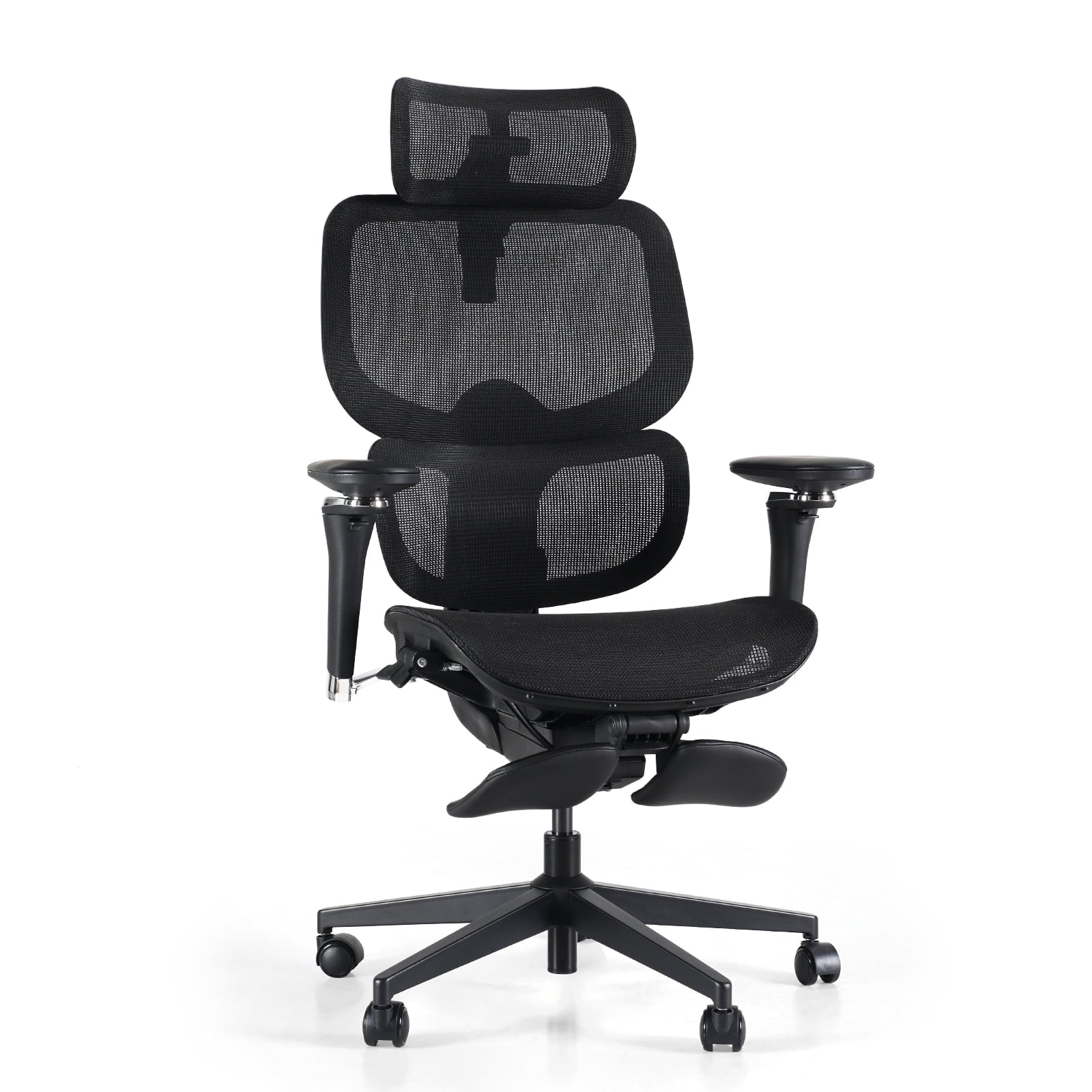 Professional  Ergonomic Mesh Office Chair with Dynamic Lumbar Support & 3D Headrest, Dual-Axis Armrests, 136° Recline, 300LBS