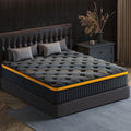 NISIEN QUEEN Size Mattress (Upgraded), 12 Inch Luxury Hybrid QUEEN Mattress in a Box, Cooling Gel Memory Foam & Pocket Springs, Medium Firm, Back Pain Relief, Extra Edge Support, 365-Night Trial