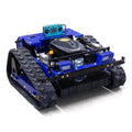 DeepKron Remote Control Tracked Lawn Mower, Gasoline 9HP 225cc Gas Engine, 22-Inch 550mm Cut, 45-Degree Slope, 24V