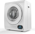 VINGLI Portable Clothes Dryer 10 lbs 110V White Electric Dryer Tumble