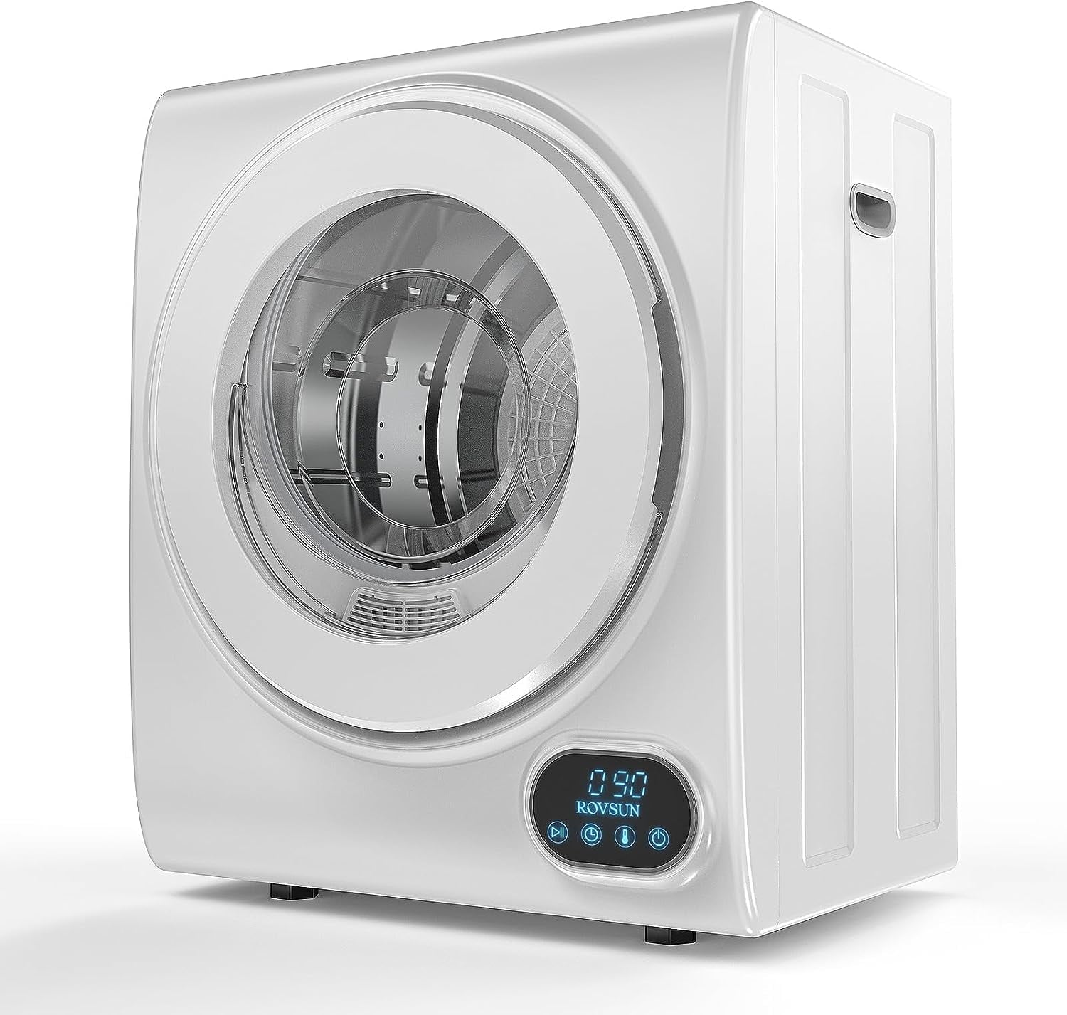 VINGLI Portable Clothes Dryer 10 lbs 110V White Electric Dryer Tumble