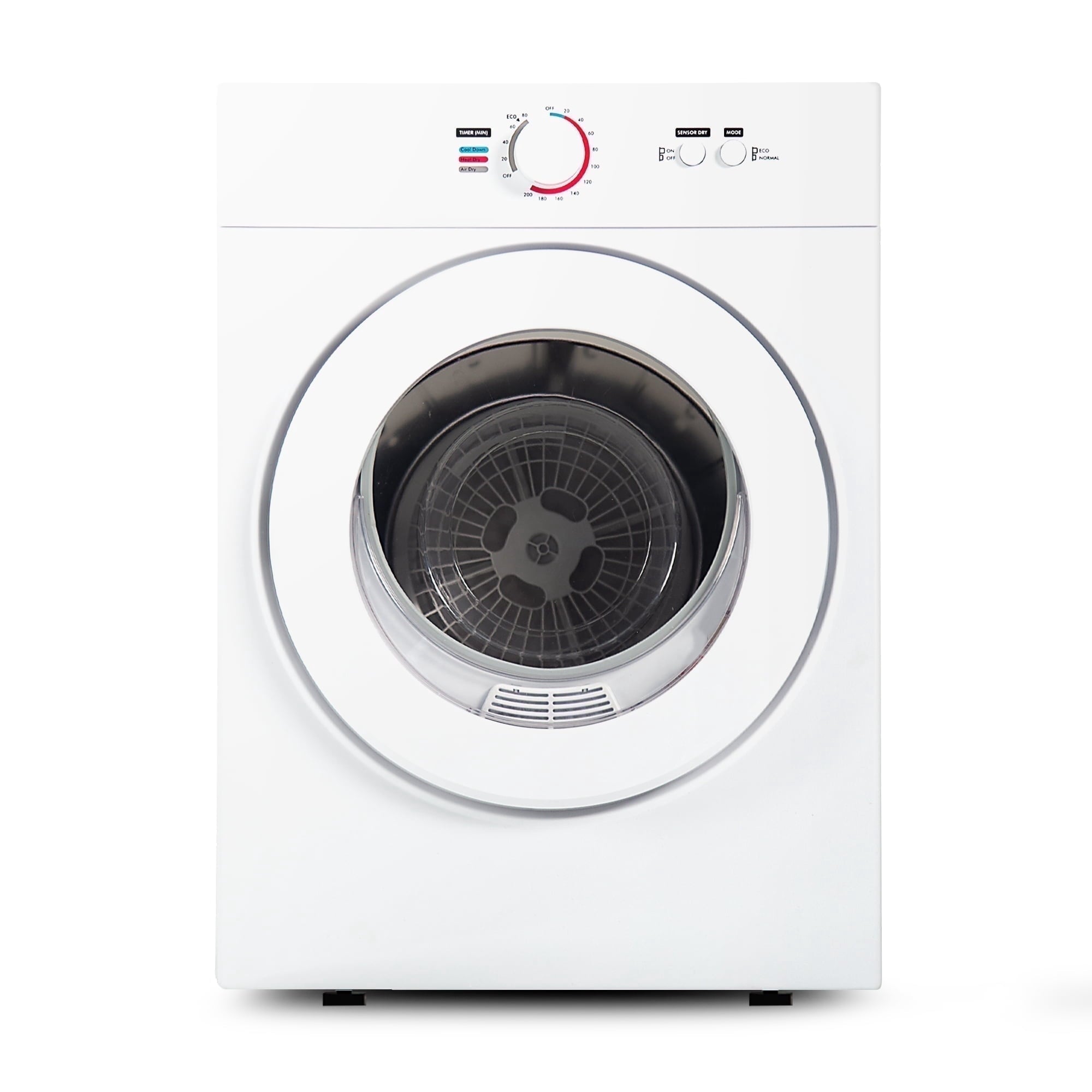 Simzlife 1.6 Cu. ft. Portable Clothes Dryer, Electric Compact Dryer Machine, 19.5 in W, 23.6 in H