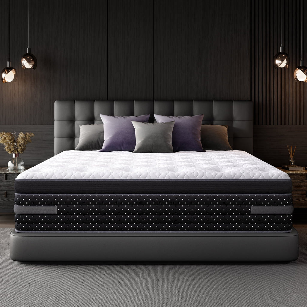 Bedstory Cloudrix 10 Extra Firm Queen Hybrid Mattress with Cooling Gel Memory Foam, Euro Top, CertiPUR-US, Fiberglass Free, 365-Night Trial