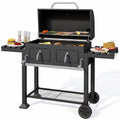 MF Studio 34'' Extra Large Charcoal Grill with 794 SQIN Cooking Area Heavy Duty Barbecue Grill for Outdoor - Black