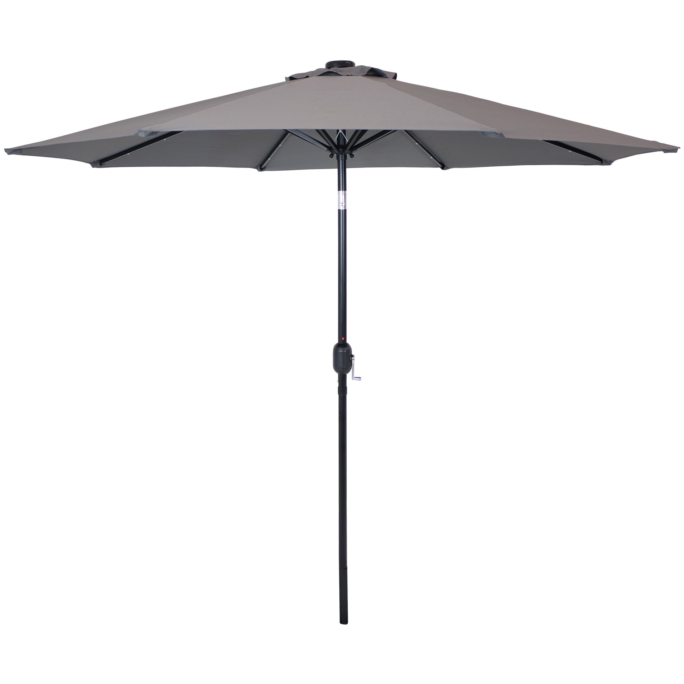 Sunnydaze Decor 91 Awning Striped Octagon Market Patio Umbrella, Adjustable Angle
