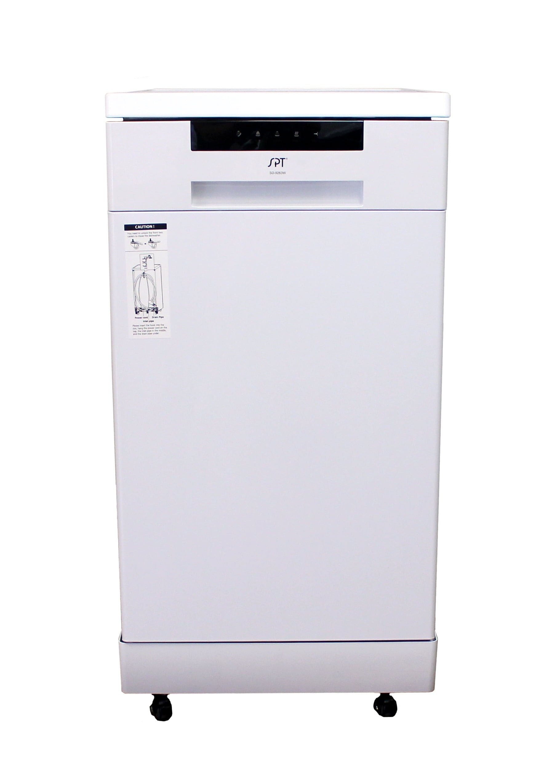 Sunpentown 18 Portable Dishwasher, Energy Star, White SD-9263W