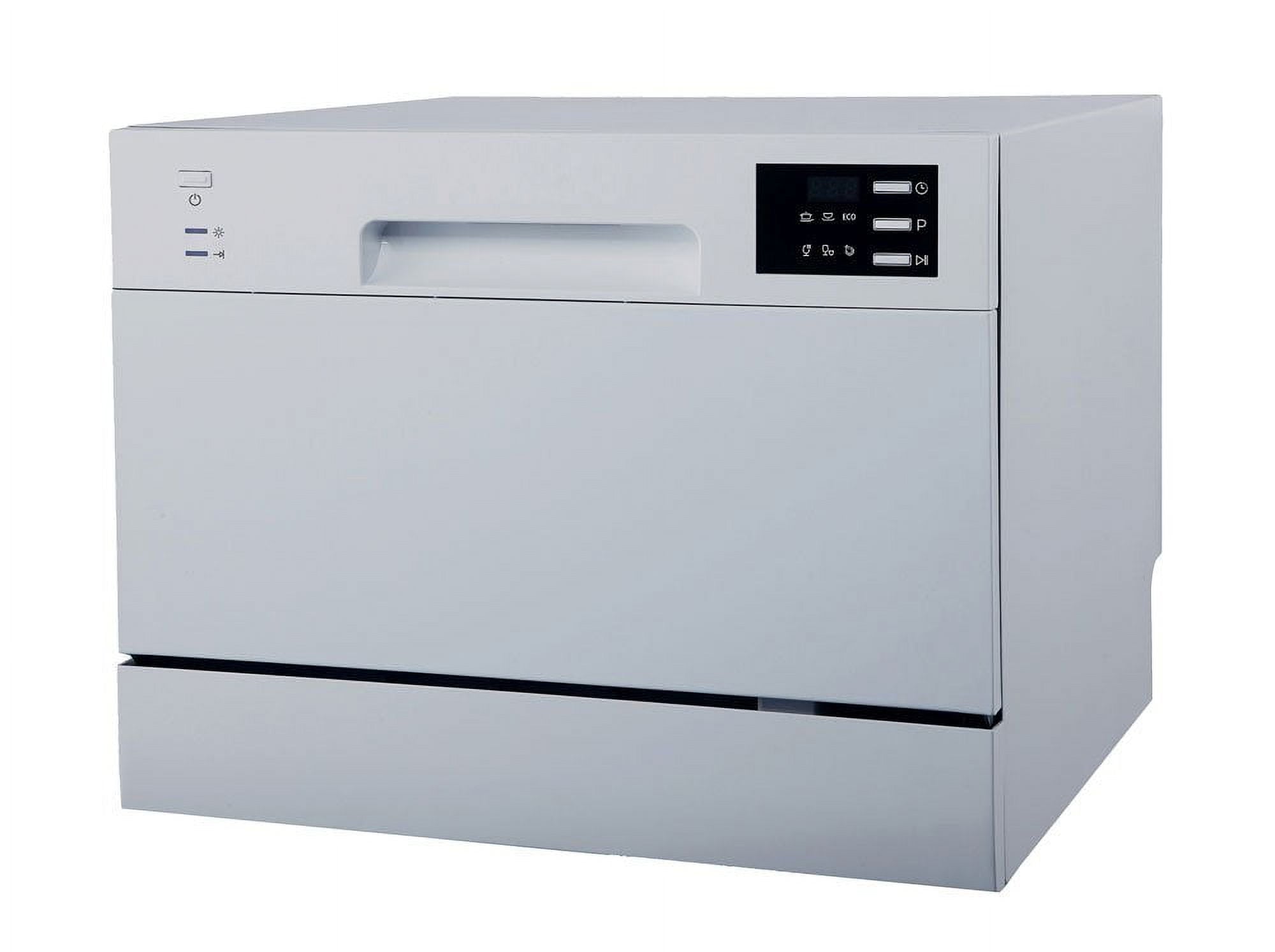Countertop Dishwasher with Delay Start & LED - White