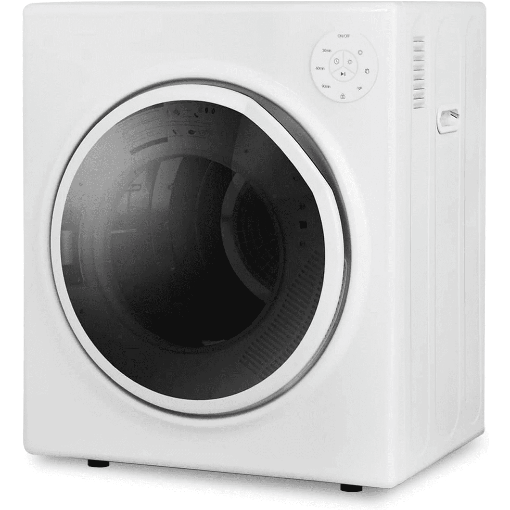 TABU 2.6 cu ft Portable Dryer for Clothes, 8.8 lbs Compact Dryer, Electric Dryer for Apartment,White