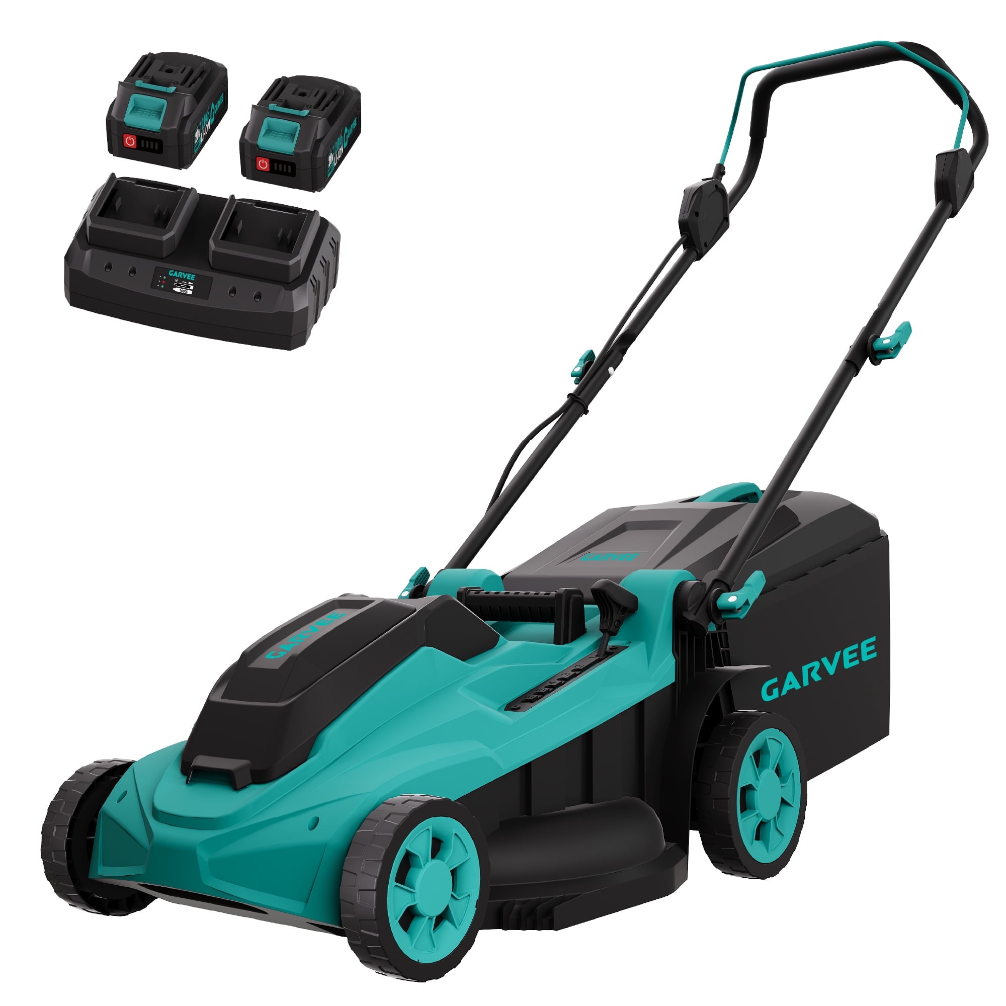 Volkmi 40V 16 Brushless Cordless (Push) Lawn Mower , 4.0Ah Battery and Charger Included