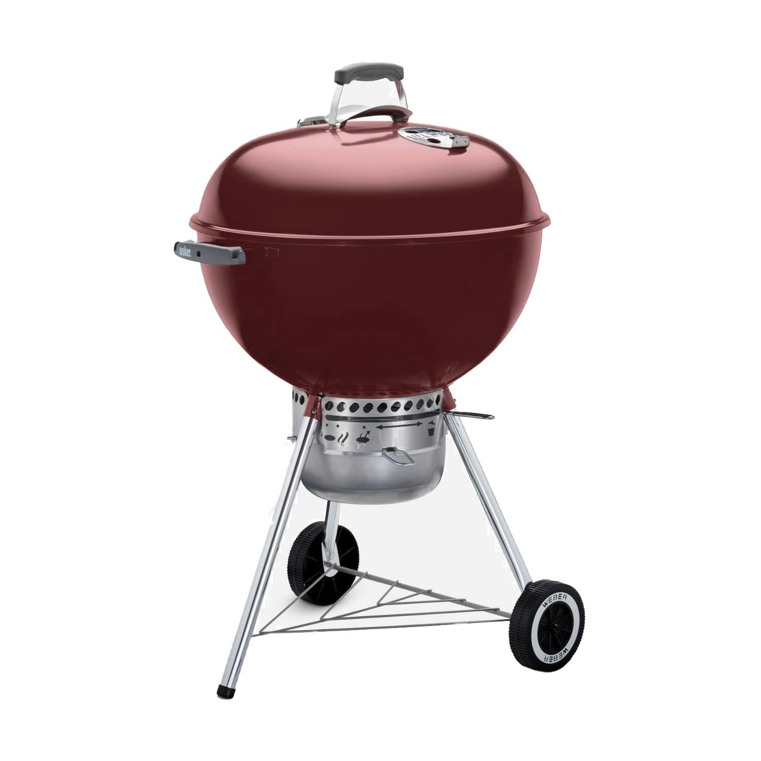 Weber Original Charcoal Grill, 22 Inch Premium Kettle Charcoal Grill, Black