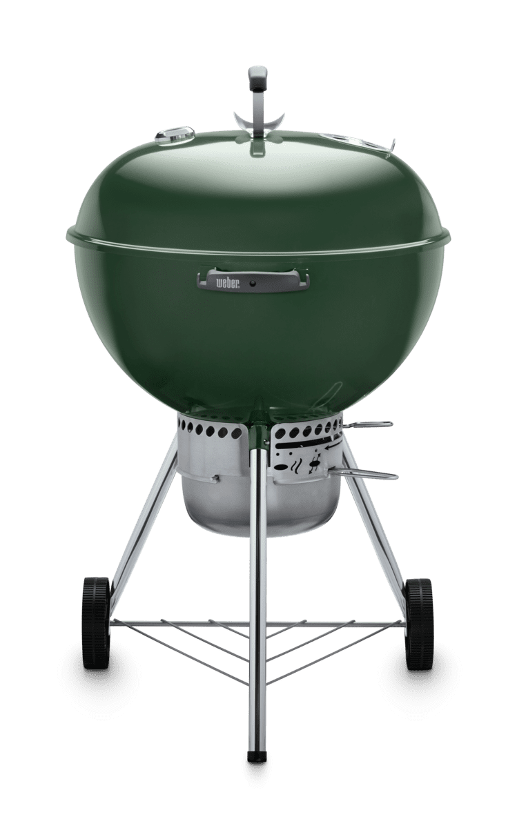 Weber Original Charcoal Grill, 22 Inch Premium Kettle Charcoal Grill, Black