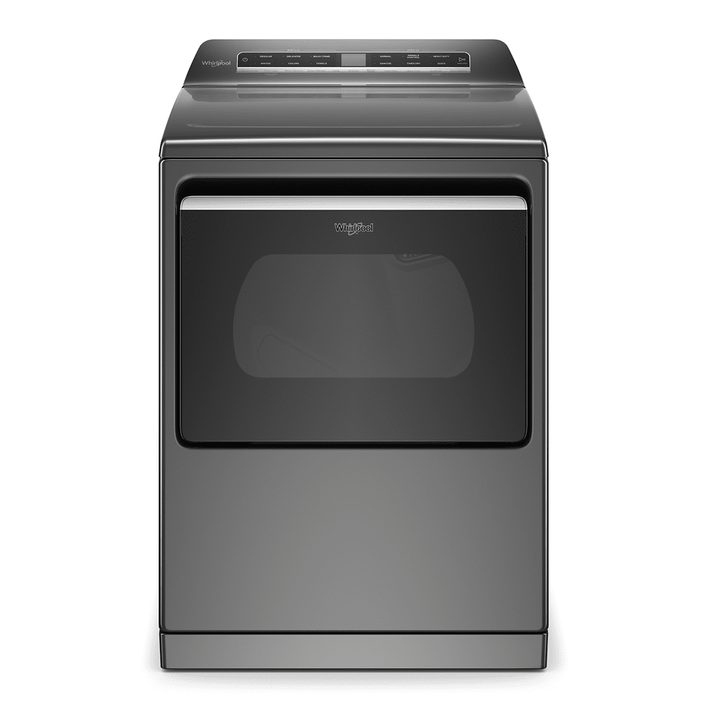 Whirlpool 7.4 cu ft Chrome Shadow Electric Top Load Clothes Dryer