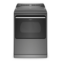 Whirlpool 7.4 cu ft Chrome Shadow Electric Top Load Clothes Dryer