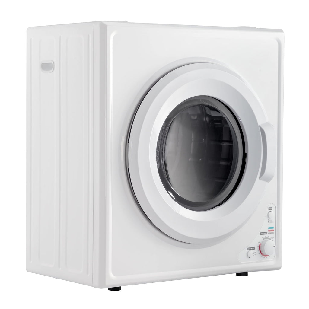 ZOKOP GYJ40-168I1 Compact portable Household clothes Dryer 4KG 2.6CUFT with Stainless Steel Drum White 120V 1400W MECHANICAL Control