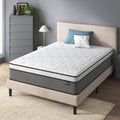 Zinus True Support 14 Full Euro Top Medium Hybrid Mattress with Comfort Foam and Pocket Springs