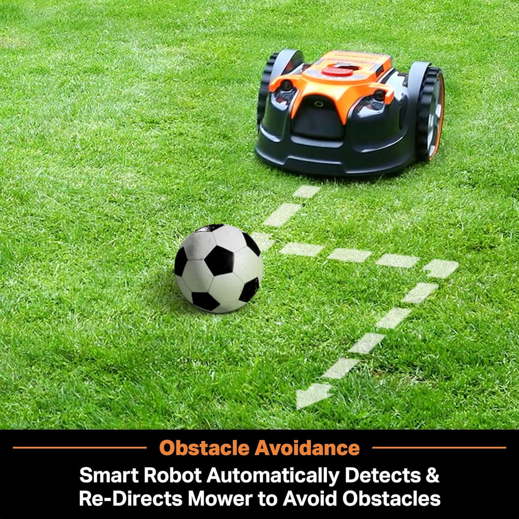LawnMaster Automatic Obstacle Avoidance Robotic Lawn Mower