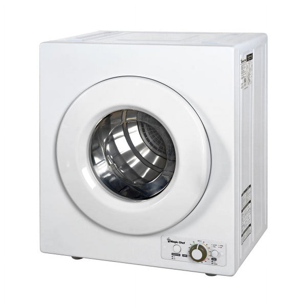 Magic Chef 2.6 cu ft Compact Electric Dryer, White