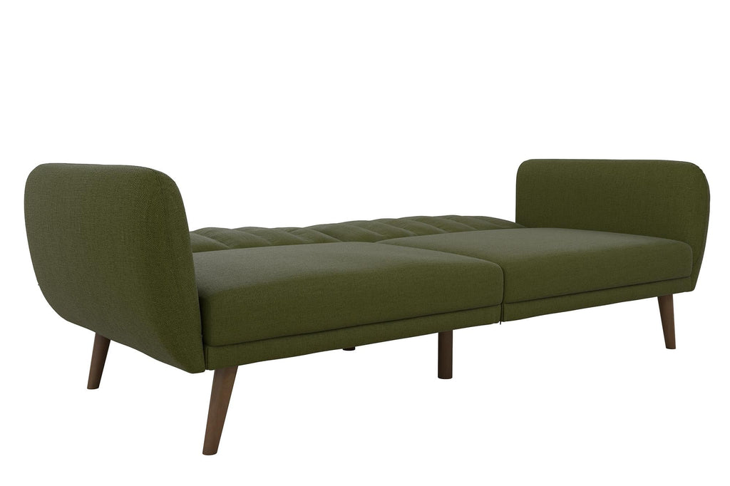Novogratz Brittany Futon, Blue Linen