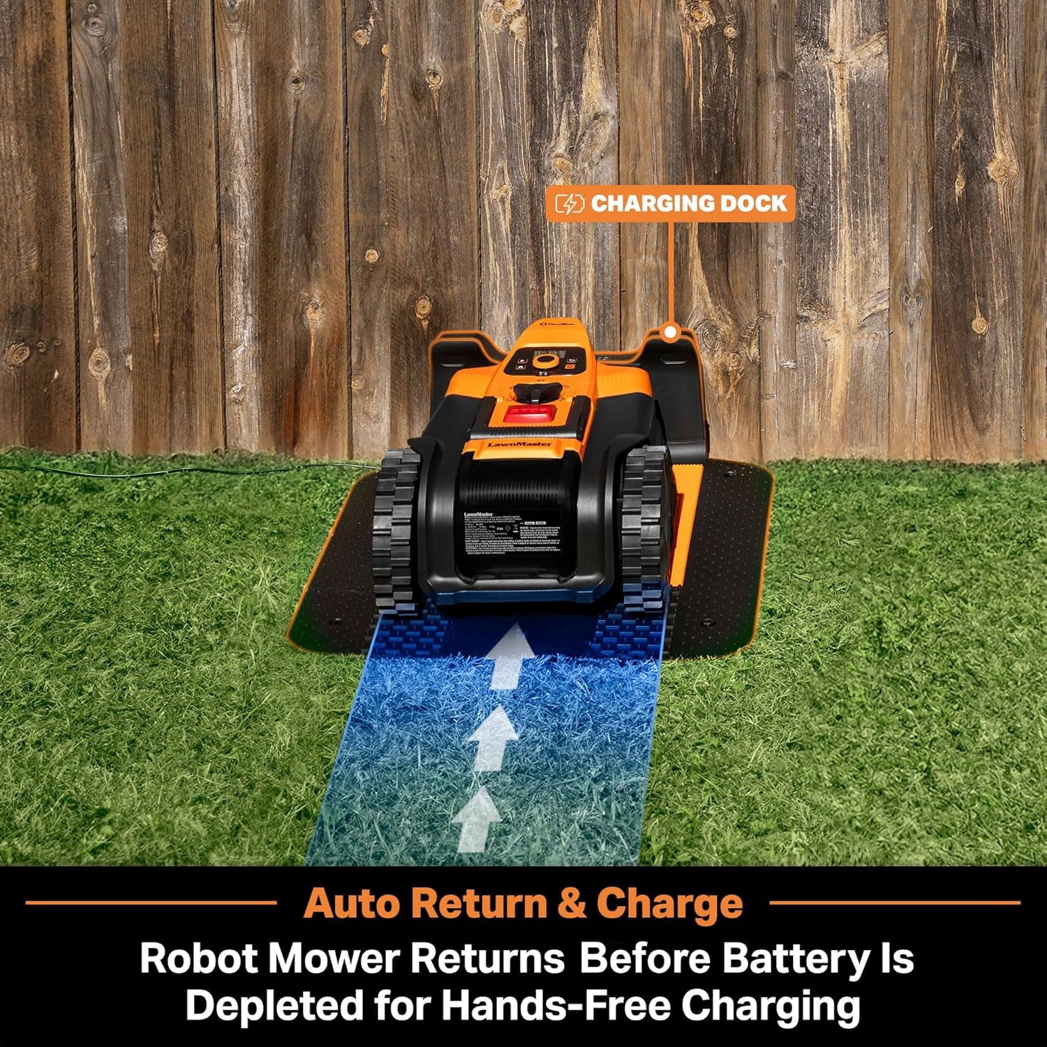 LawnMaster Automatic Obstacle Avoidance Robotic Lawn Mower