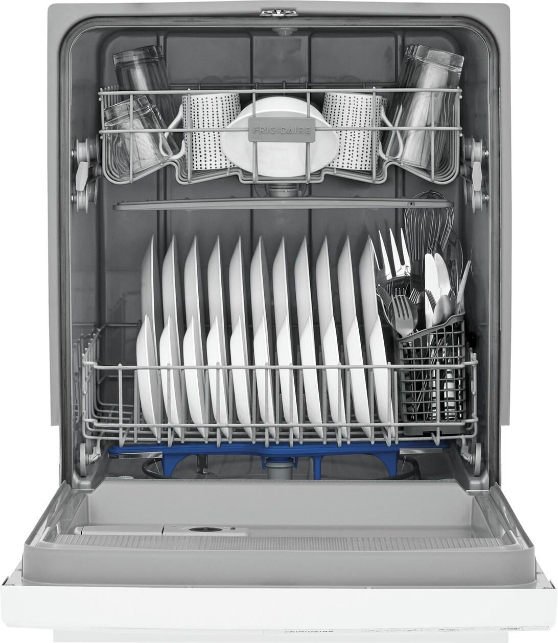 Frigidaire FFCD2413UW 24 Built-In Dishwasher, Front Control, White