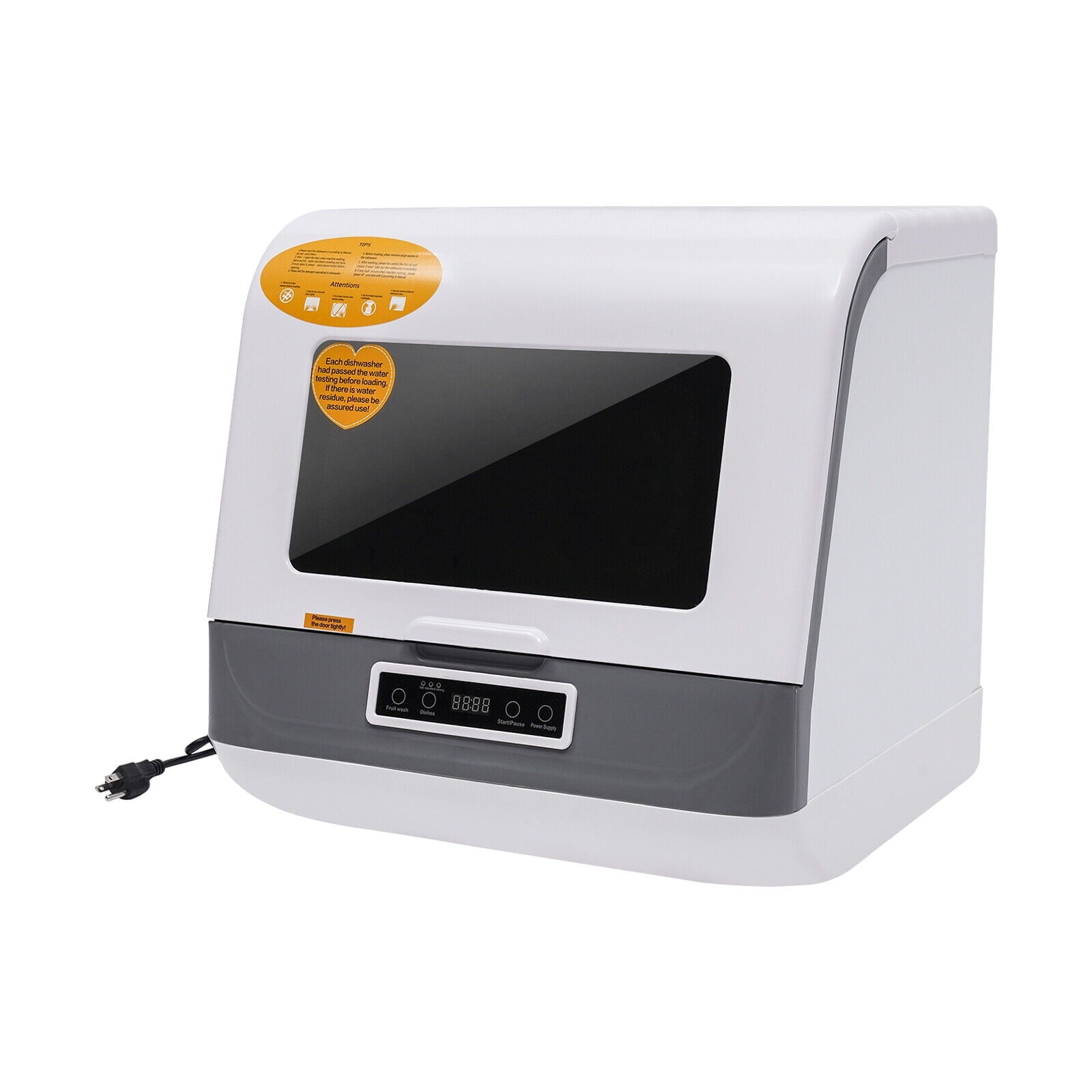 Countertop Dishwasher, Portable Countertop Dishwasher, Mini Dishwasher for Small Households, Apartments, Boats, and Campers/ RVS with Limited Space