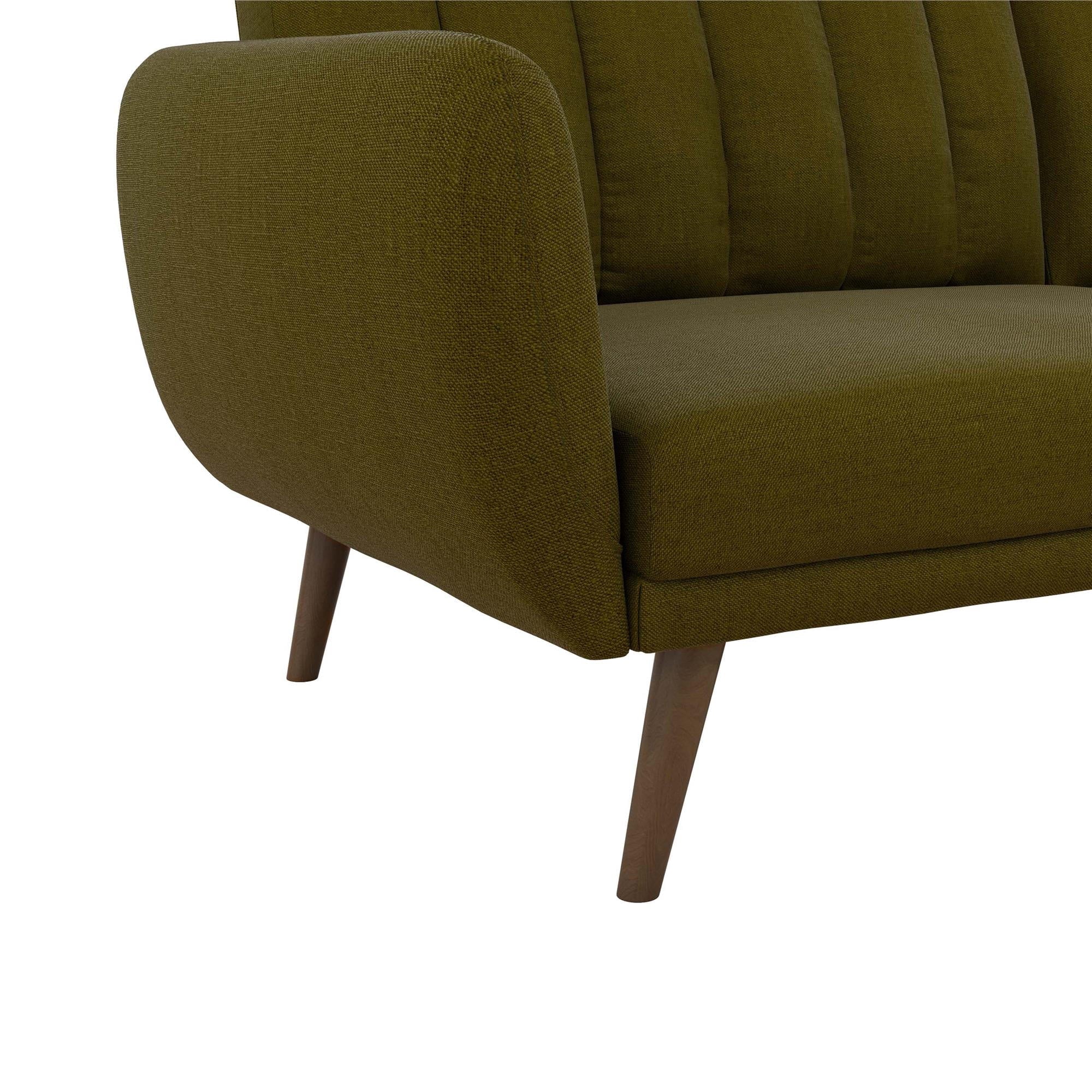 Novogratz Brittany Futon, Blue Linen
