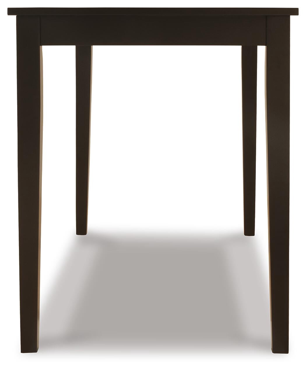 Signature Design by Ashley Contemporary Kimonte Dining Table, Dark Brown