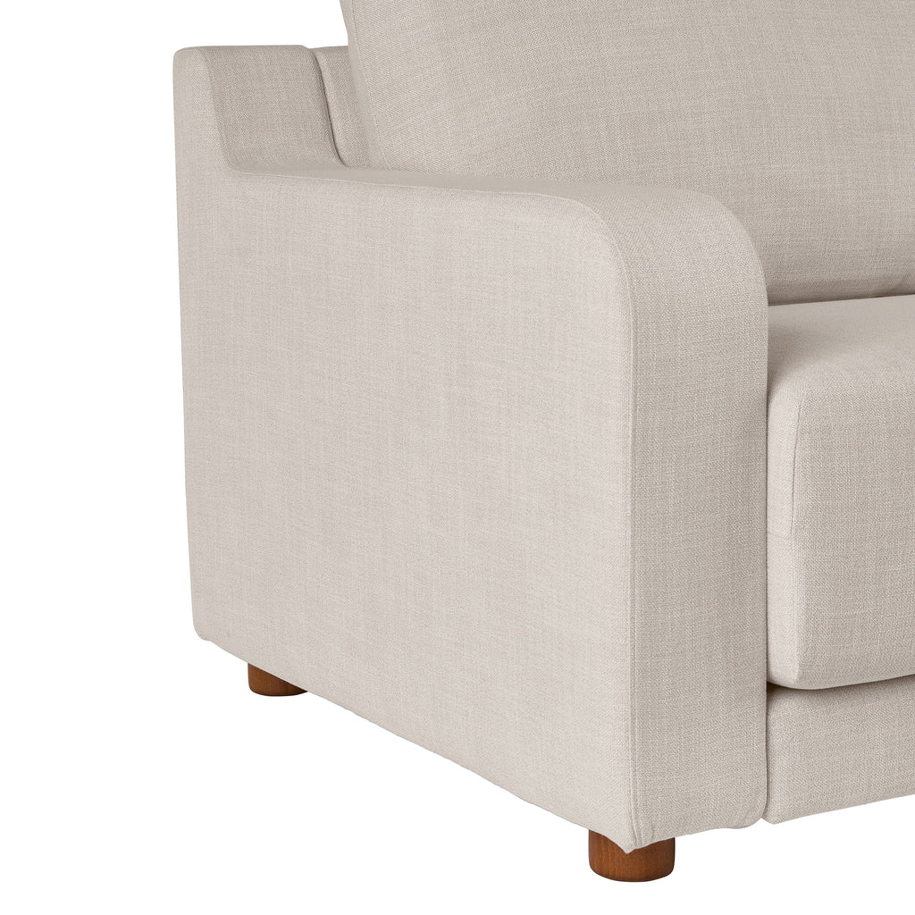 Better Homes & Gardens Owen 87.6 Slope Arm Sofa, Effie Linen