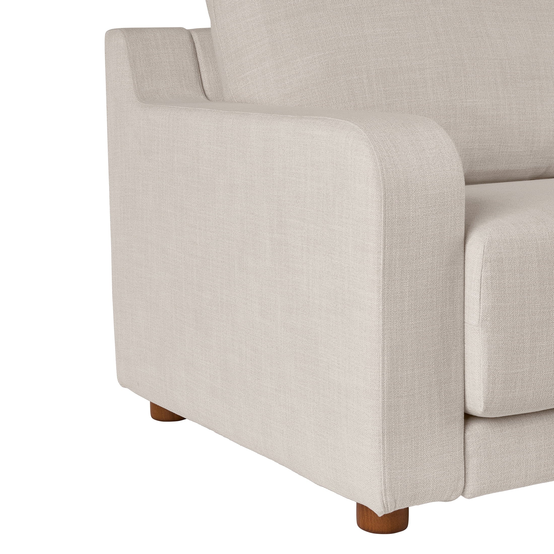 Better Homes & Gardens Owen 87.6 Slope Arm Sofa, Effie Linen