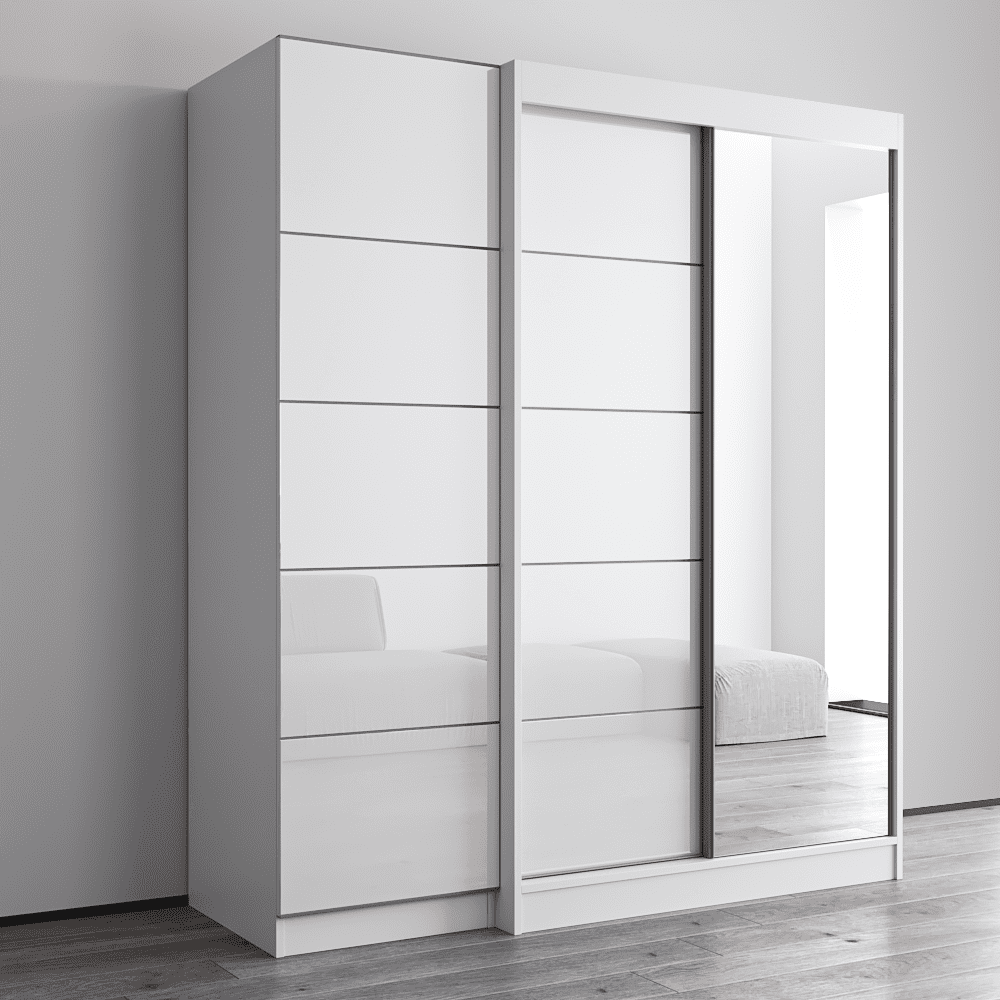 Aria 2D120-EX Wardrobe with 1 Mirror