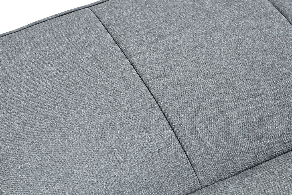 Mainstays 66 Studio Futon, Gray Linen Upholstery