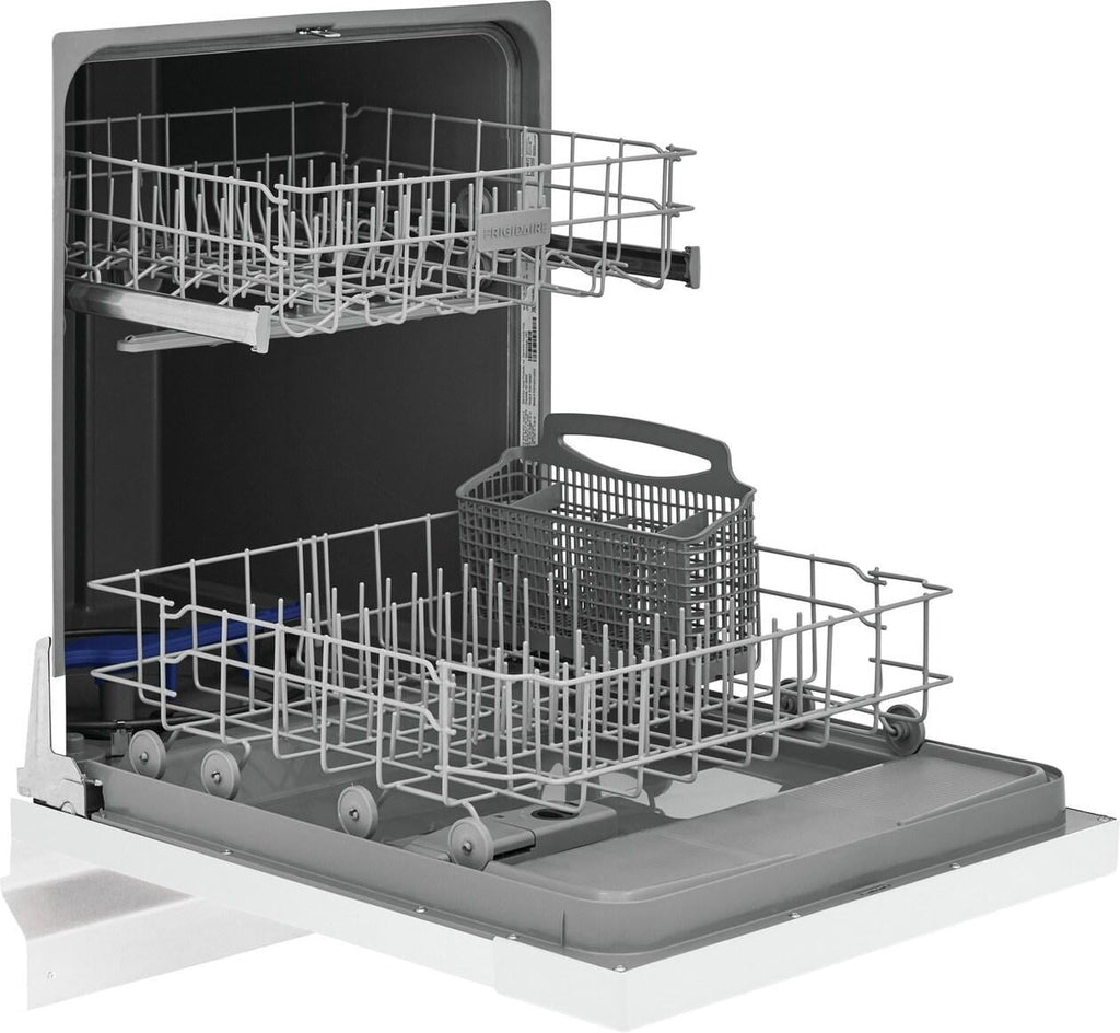 Frigidaire FDPC4221AW 24 Built-In Dishwasher, Front Control, White