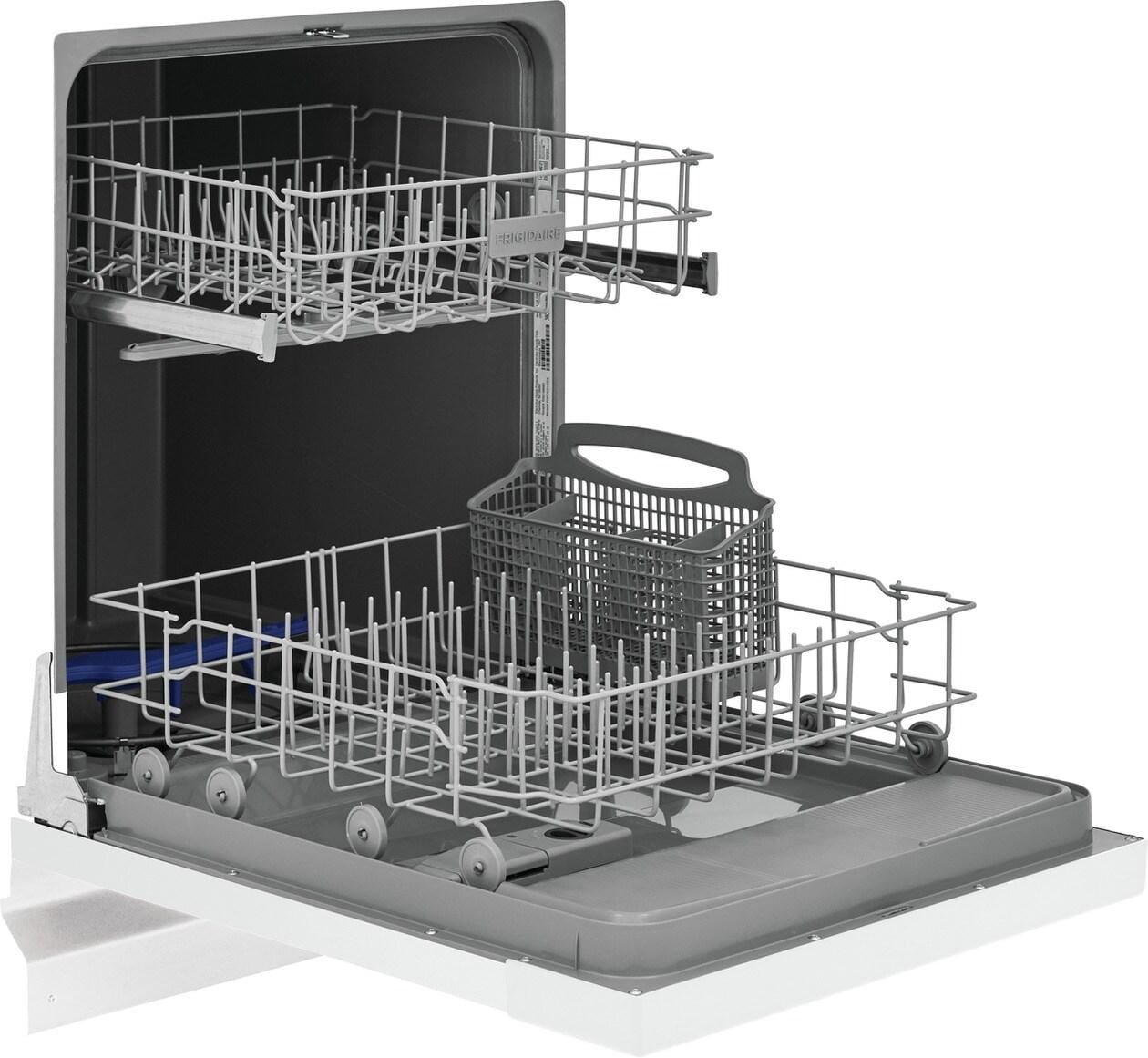 Frigidaire FDPC4221AW 24 Built-In Dishwasher, Front Control, White