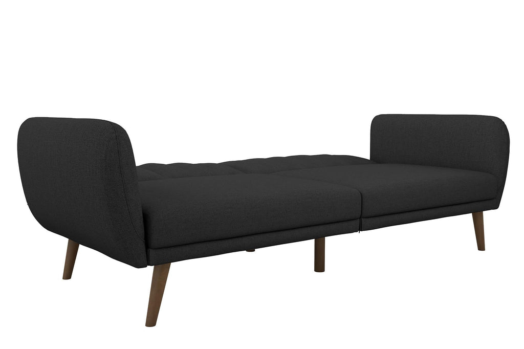 Novogratz Brittany Futon, Blue Linen