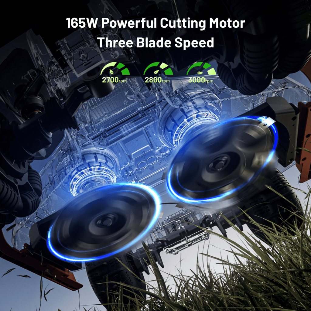 Mammotion LUBA 3 AWD 5000 Robot Lawn Mower， for 1.25 Acres, 360° LiDAR+RTK+AI Vision Tri-Fusion Positioning
