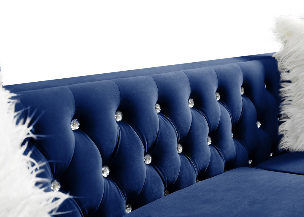 Gewnee 86.6 Modern Sofa Couch,Teddy Velvet 3 Seaters Comfy Couch with Deep Seat for Living Room,2 Pillows,Beige