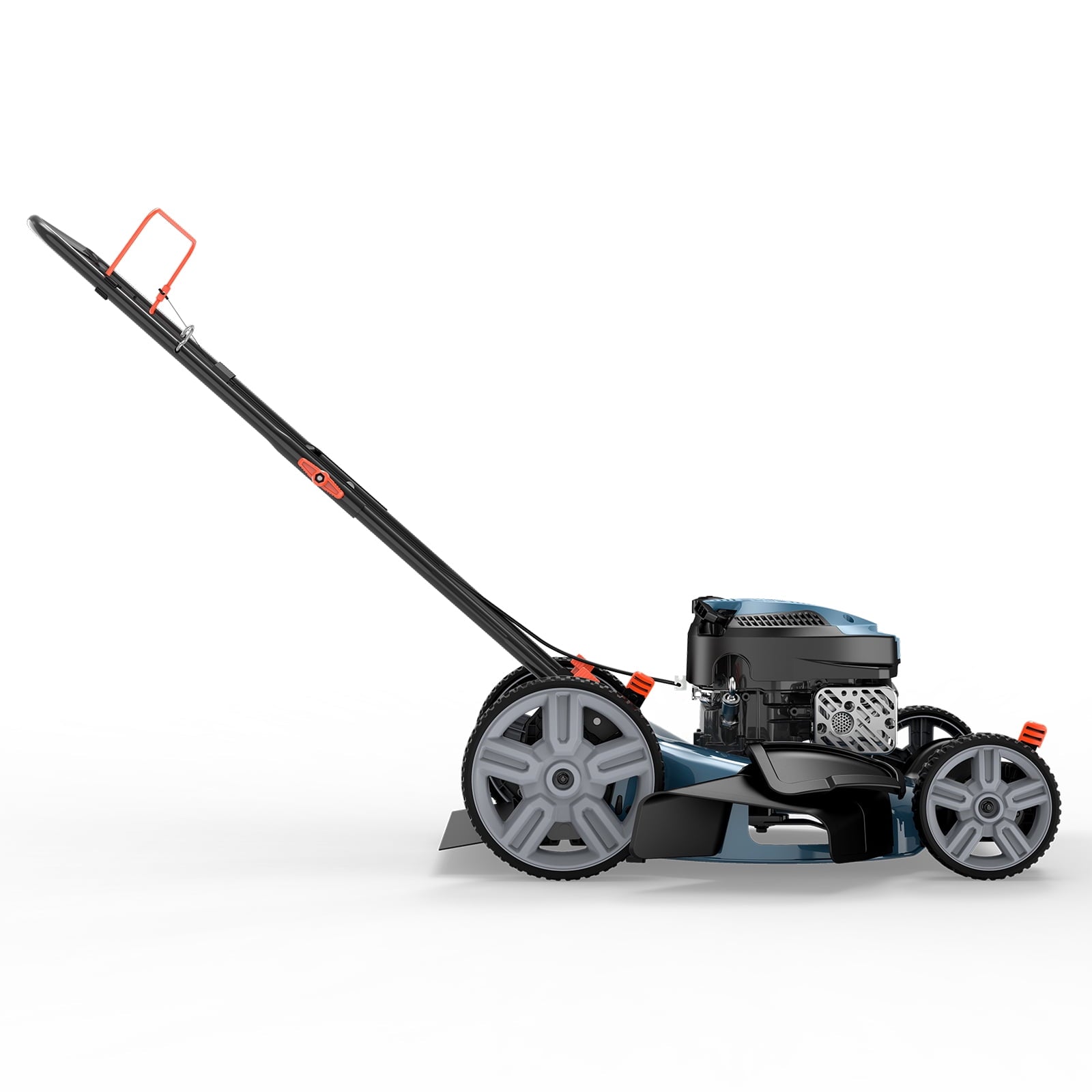 SENIX Gas Lawn mower, 20in Cutting Blade 21in Cutting Deck, 144cc 4-Cycle Engine, Steel Deck with Side Discharge, LSPG-L4