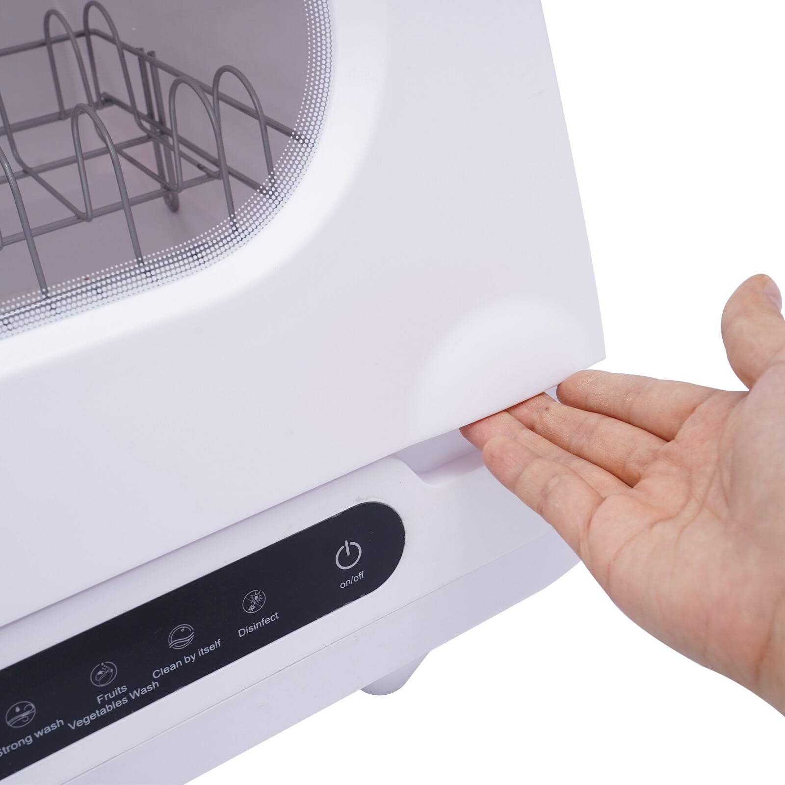40*40*45cm 1200W Portable White Countertop Dishwasher Mini Countertop Dishwasher Homes Apartments