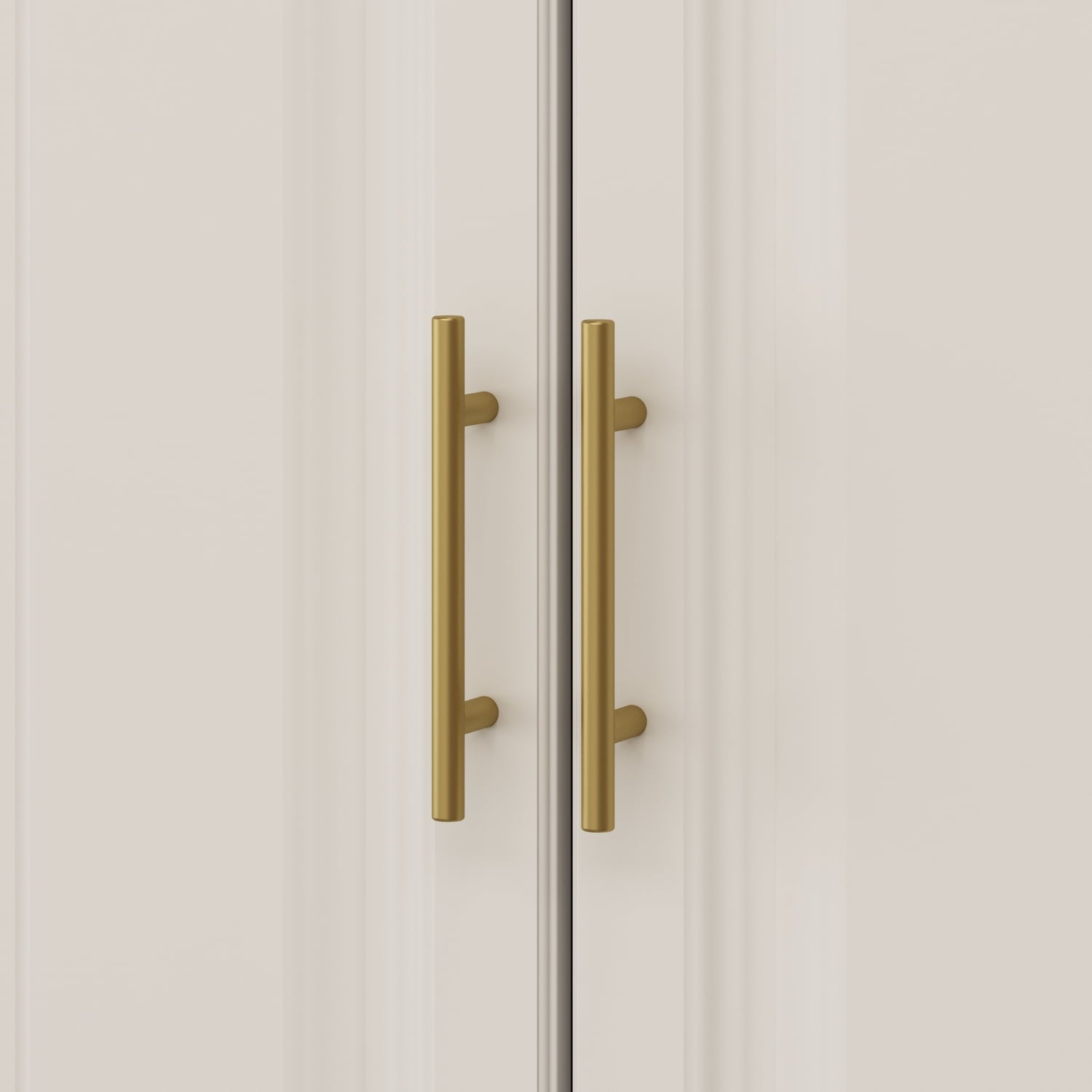 OxyLife 2 Door Wardrobe Armoire, White Closet Storage Organizer with Drawers and Shelves