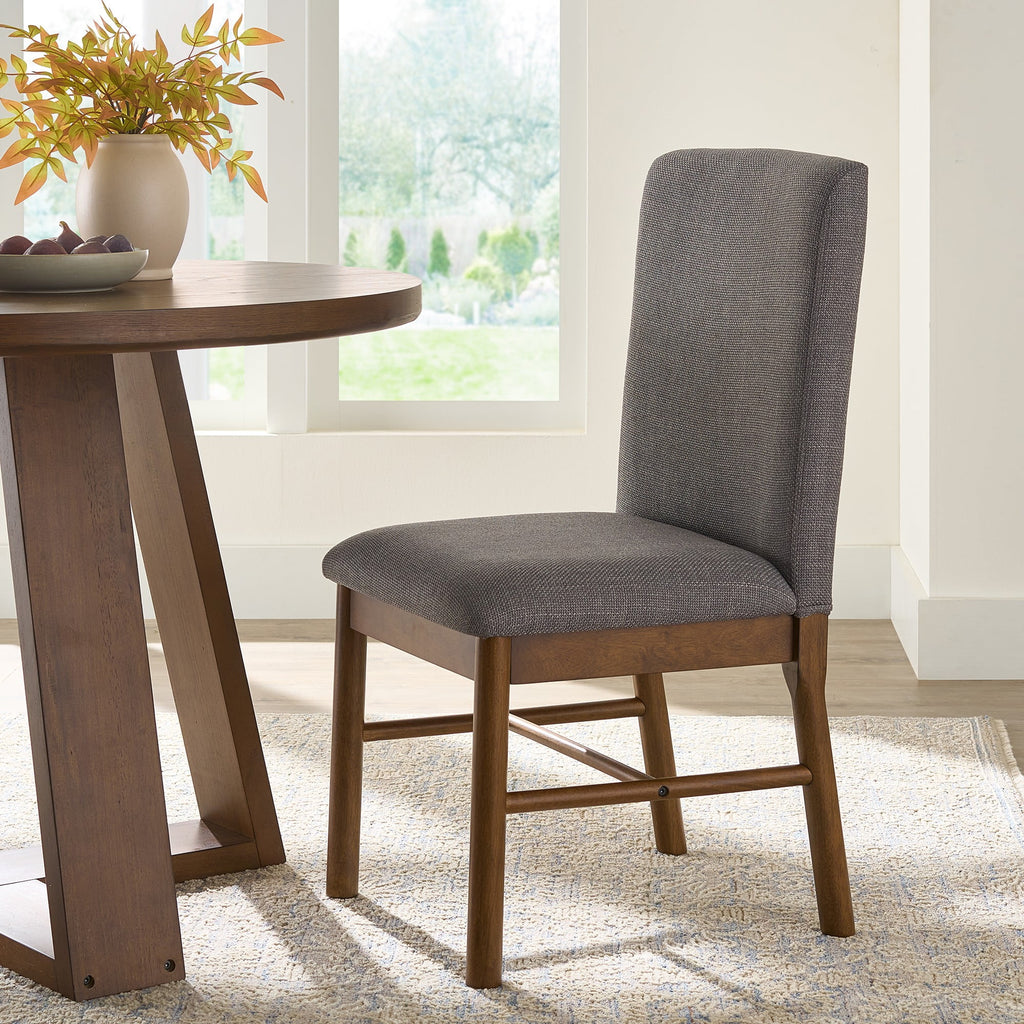 Better Homes & Gardens Ezra 45in Round Wood Dining Table, Walnut Finish