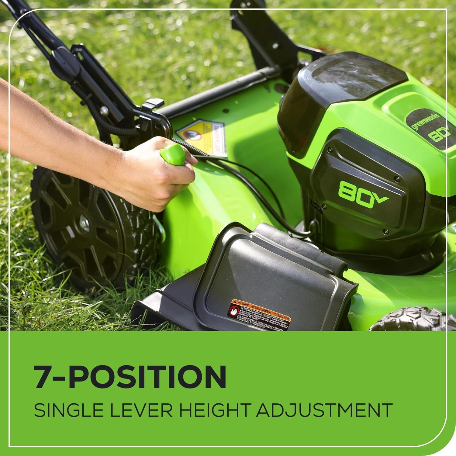 Greenworks Pro 80V 21-Inch Brushless Self-Propelled Lawn Mower, 4Ah Battery Included MO80L410