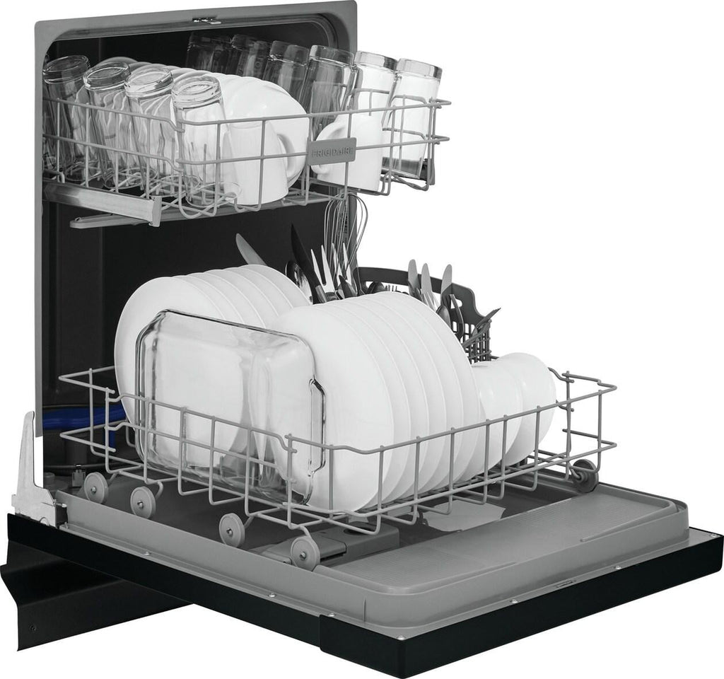 Frigidaire FDPC4221AB 24 Built-In Dishwasher, Front Control, Black