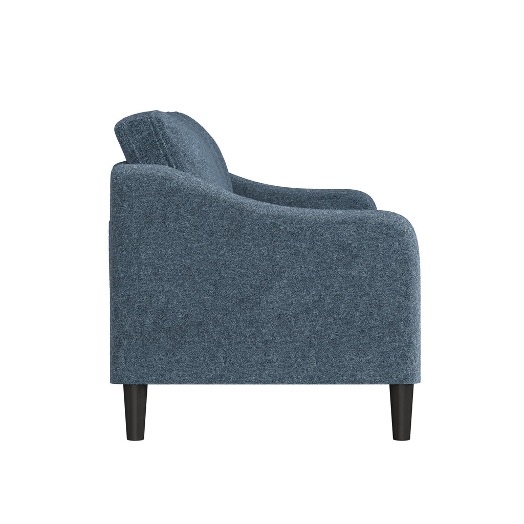 Mainstays Westley Swoop Arm 74 Sofa, Moss Green