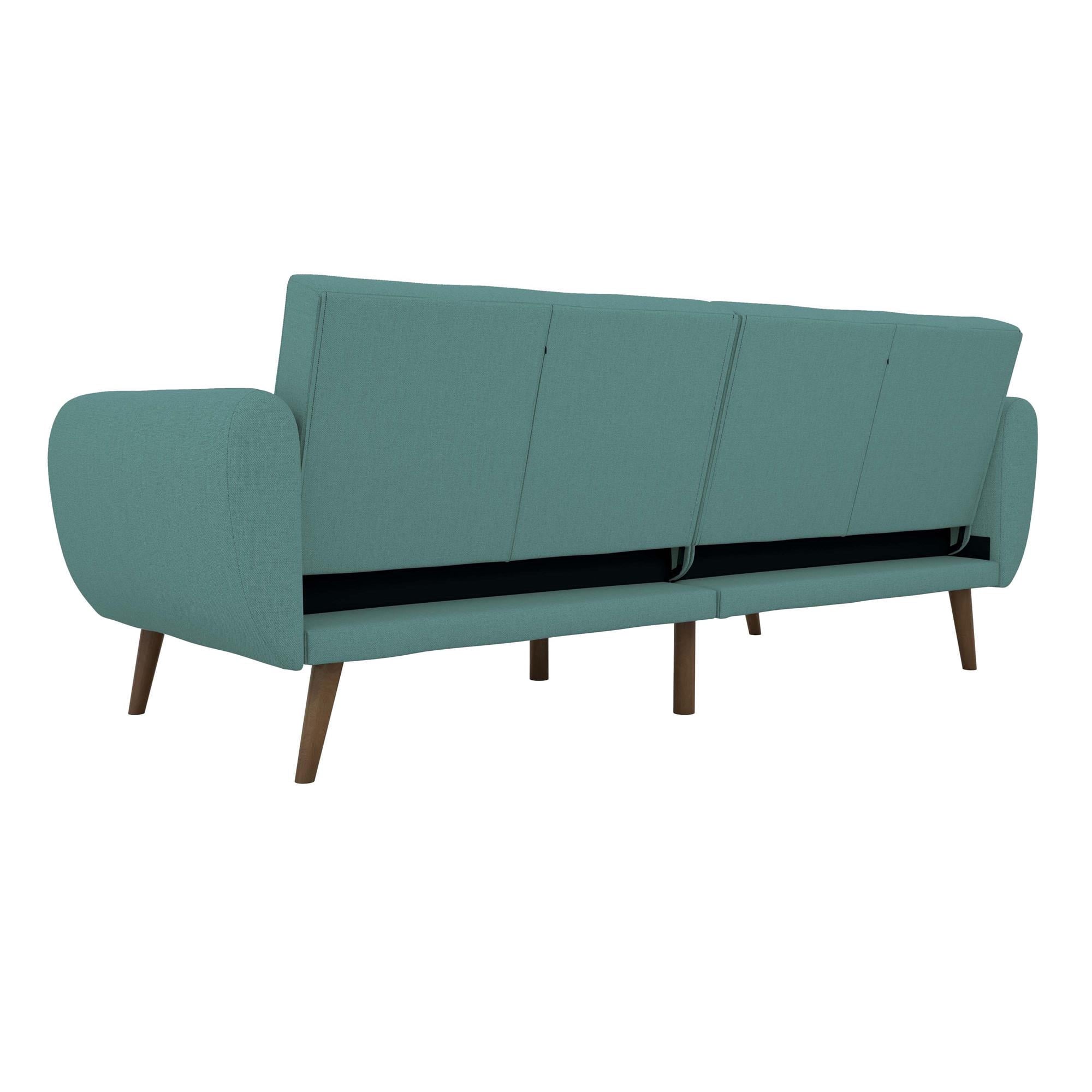 Novogratz Brittany Futon, Blue Linen