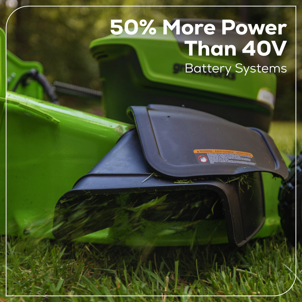 Greenworks 60V 21 Push Lawn Mower + (1) 5.0 Ah Battery & Charger 2546502