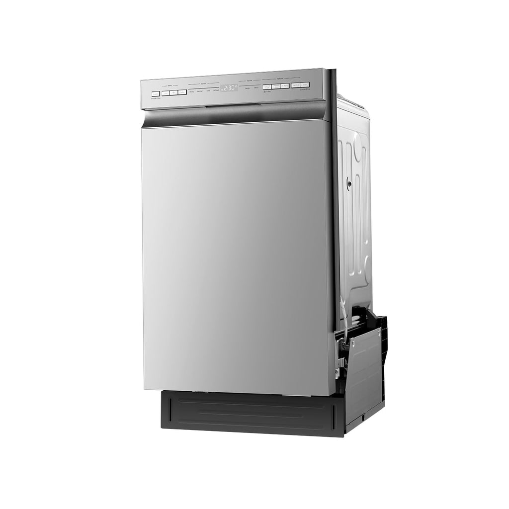 Midea Compact 18-Inch Built-In Dishwasher Stainless